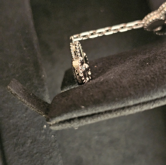 VAN CLEEF & ARPELS 18K White Gold Guilloche Vintage Alhambra Bracelet 5motif - Picture 16 of 16